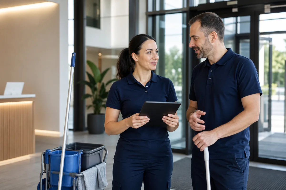 Glanz Reinor Gebäudereinigung – professionelles Team