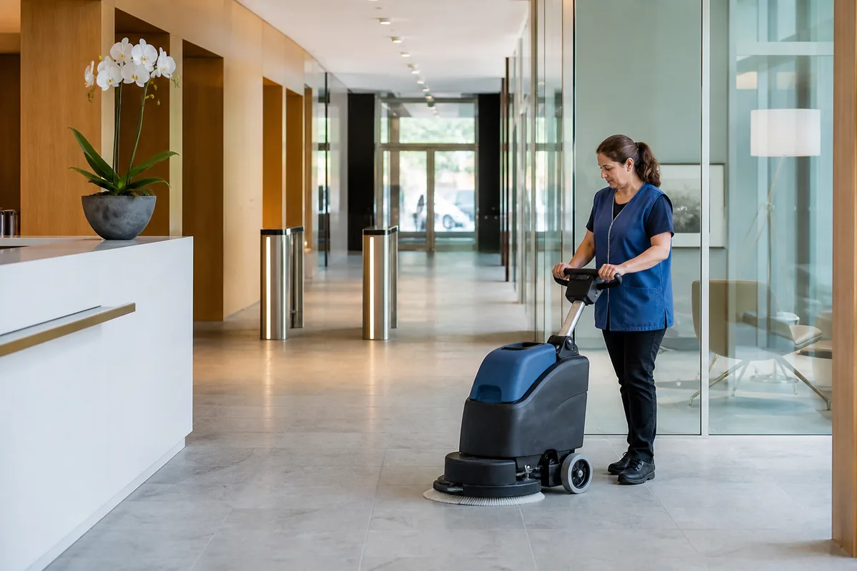 Unterhaltsreinigung für Gewerbekunden